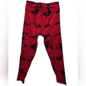 Red and Black Spandex Pants